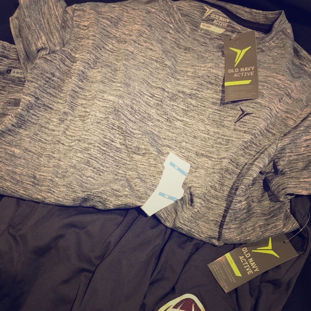Old Navy Boys’ active dry shorts & shirt